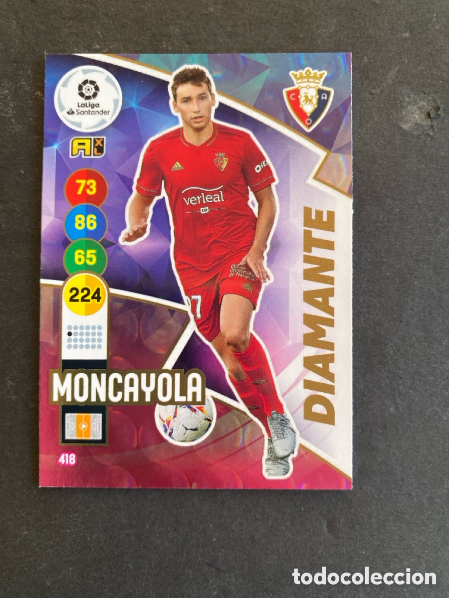 Cromos de f&uacute;tbol: Cromo Adrenalyn liga 20/21 Diamante N* 418