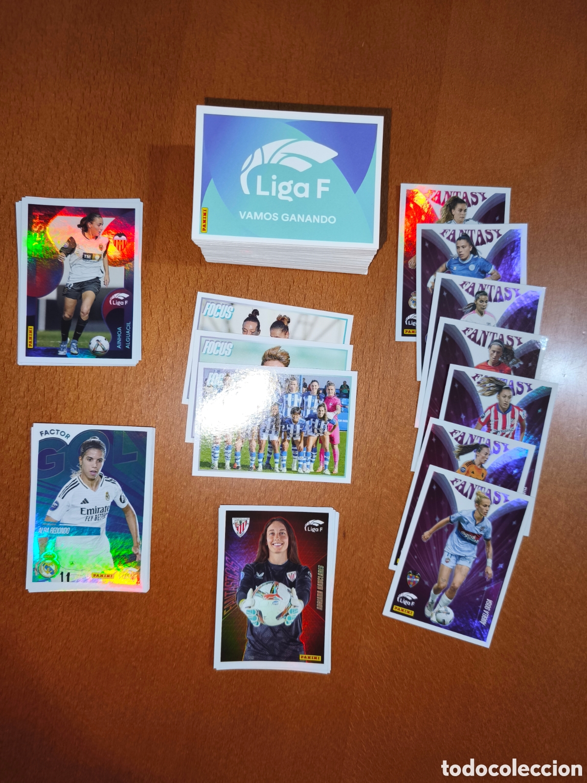 Cromos de f&uacute;tbol: Lote 230 Cromos diferentes liga femenina f 24/25 Panini