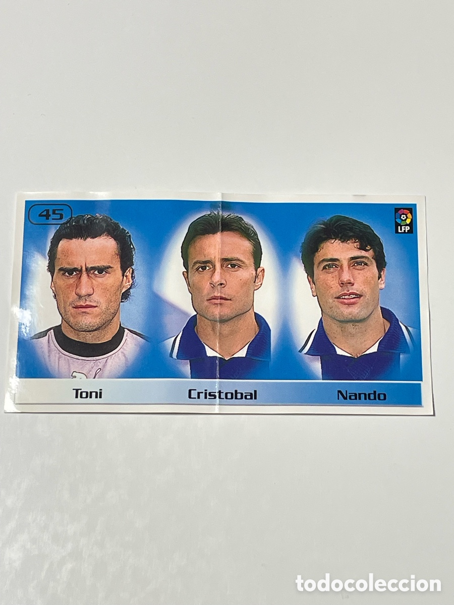 Cromos de f&uacute;tbol: Toni - Cristobal- Nando Espanyol 98/99 Bollycao #45