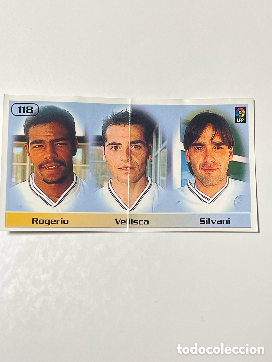 Cartes &agrave; collectionner de Football: Rogerio- Mart&iacute;n Vellisca - Walter Silvani Salamanca 98/99 Bollycao #118