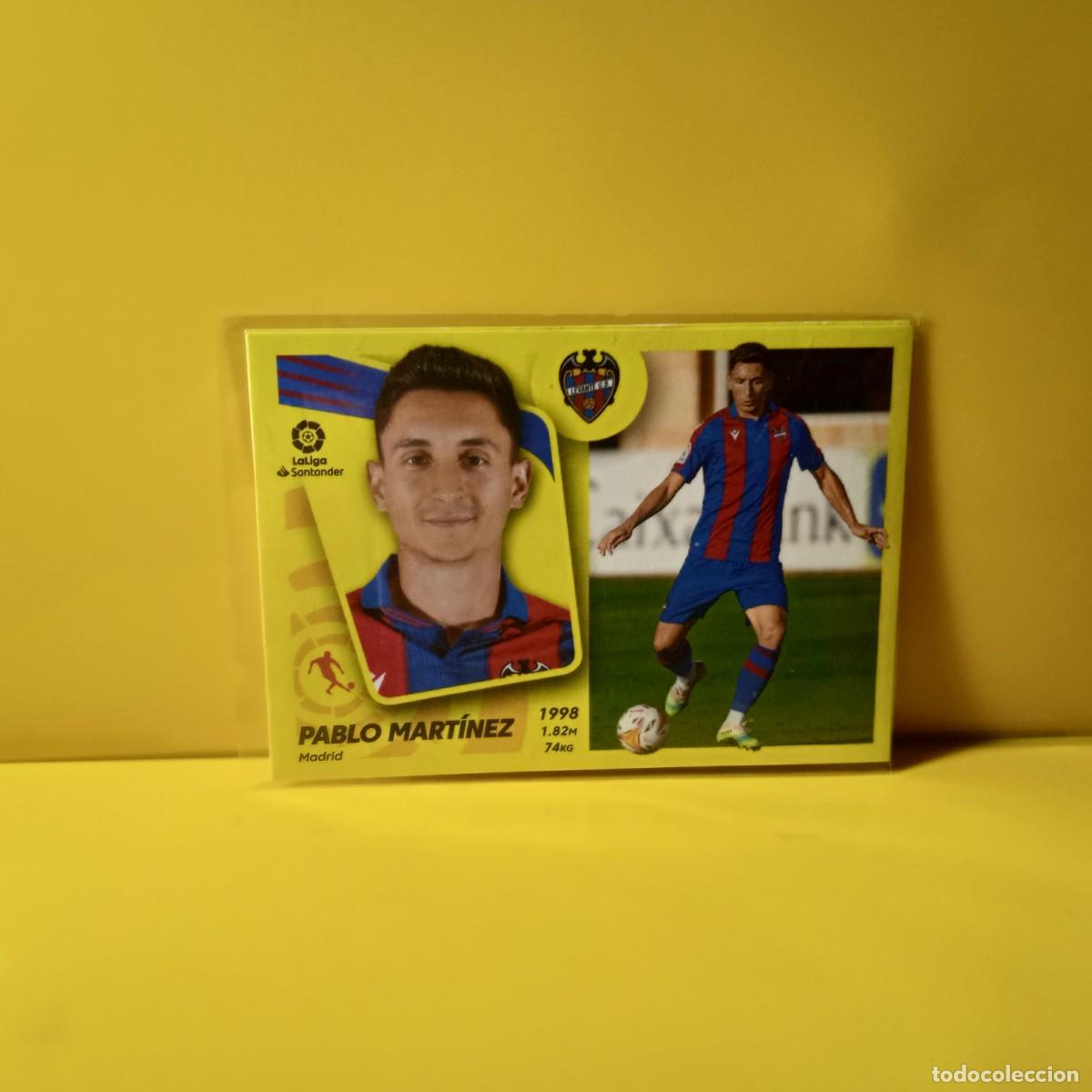 Cromos de f&uacute;tbol: EDICIONES ESTE 2021 2022 21 22 LEVANTE U.D PABLO MART&Iacute;NEZ 15 BIS (4&ordm; EDICI&Oacute;N)