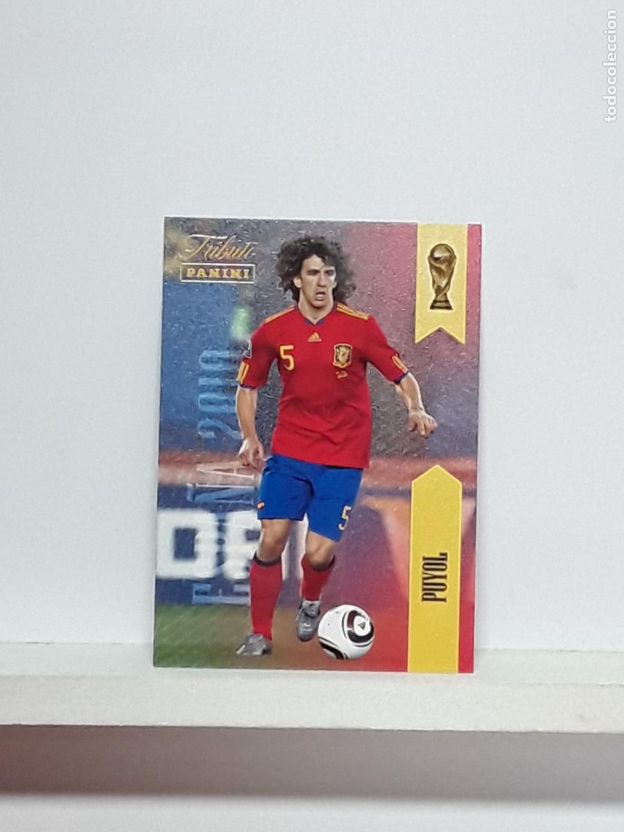 Cartes &agrave; collectionner de Football: TRIBUTO ESPA&Ntilde;A 2010 2026 VAMOS CAMPEONES 10 26 ALBUM PANINI SELECCION ESPA&Ntilde;OLA N 5 PUYOL