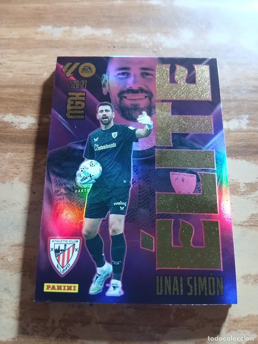 Cromos de f&uacute;tbol: CARD MEGACRACKS TEMPORADA 26/27: &Eacute;LITE UNAI SIMON, N&deg; 17