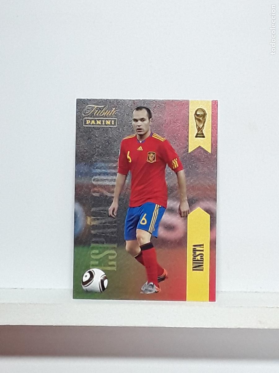 Cromos de f&uacute;tbol: TRIBUTO ESPA&Ntilde;A 2010 2026 VAMOS CAMPEONES 10 26 ALBUM PANINI SELECCION ESPA&Ntilde;OLA N 6 INIESTA