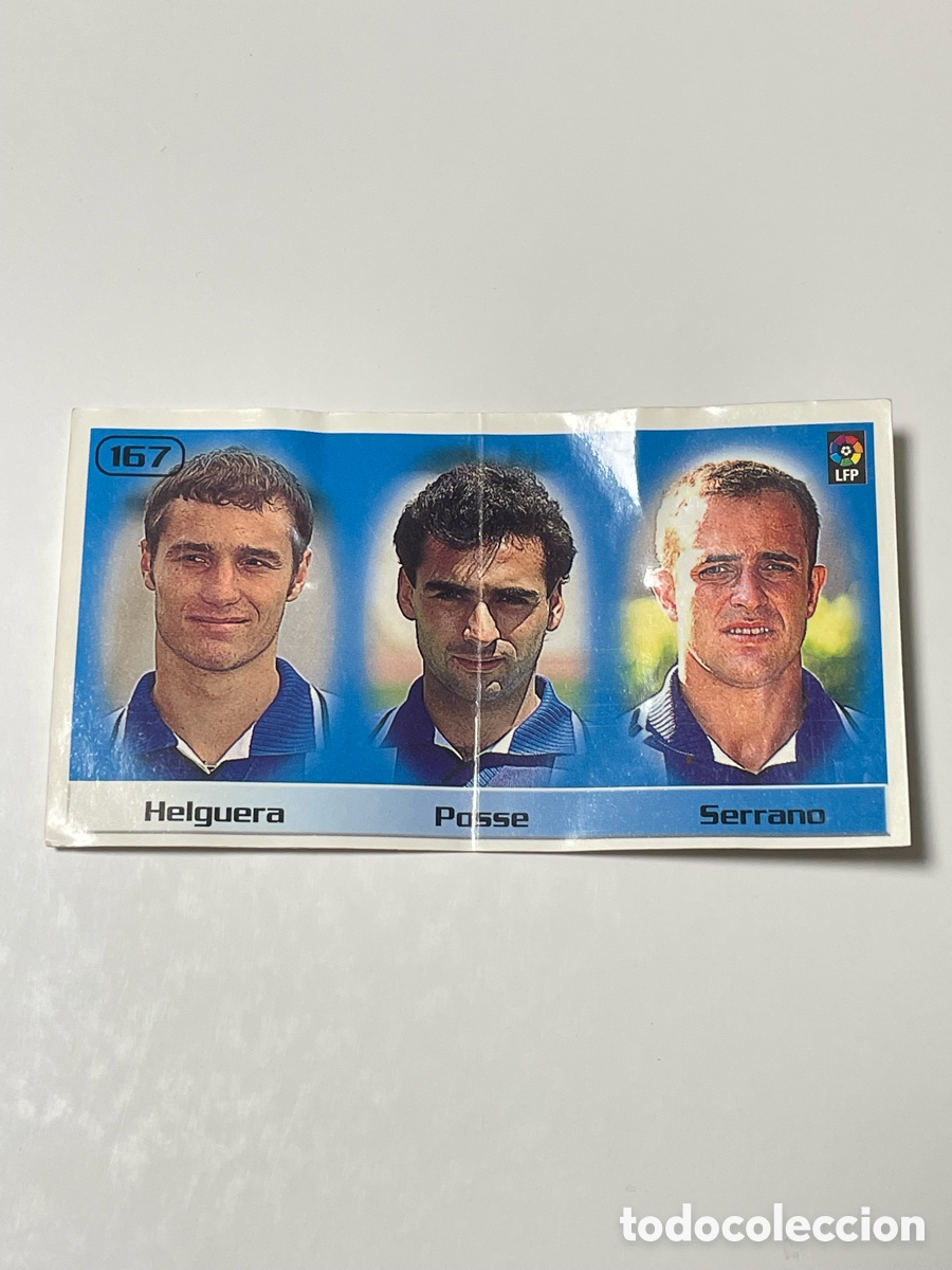 Cromos de f&uacute;tbol: Ivan Helguera - Mart&iacute;n Posse - Manuel Serrano Espanyol 98/99 Bollycao #167
