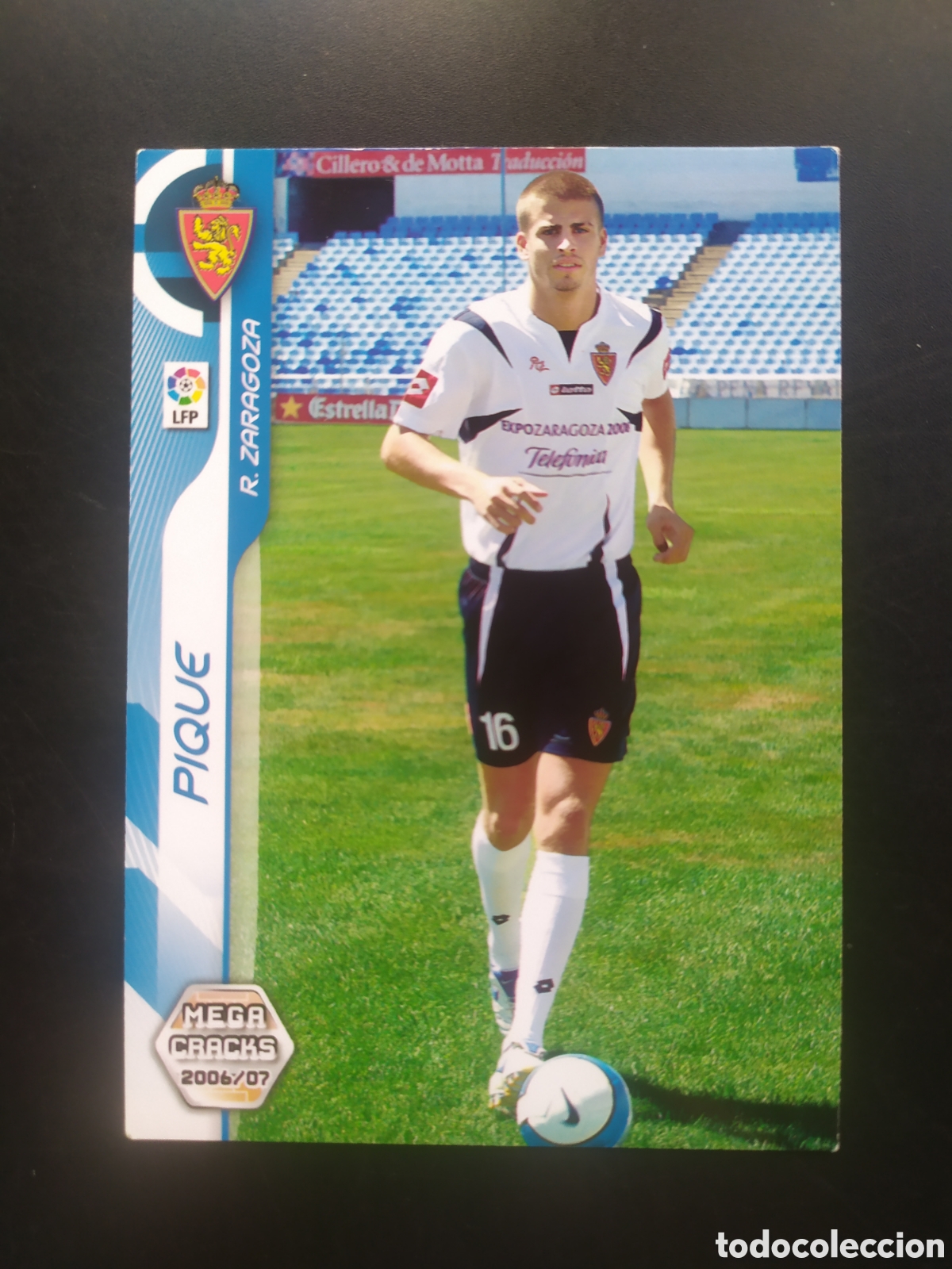 Cromos de f&uacute;tbol: Megacracks 2006 2007 06 07 panini Piqu&eacute; n&deg; 348 bis Real Zaragoza