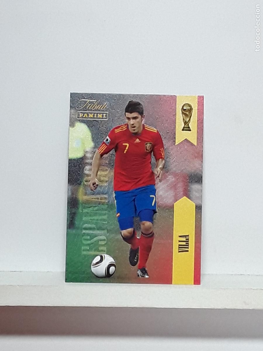 Cromos de f&uacute;tbol: TRIBUTO ESPA&Ntilde;A 2010 2026 VAMOS CAMPEONES 10 26 ALBUM PANINI SELECCION ESPA&Ntilde;OLA N 7 VILLA