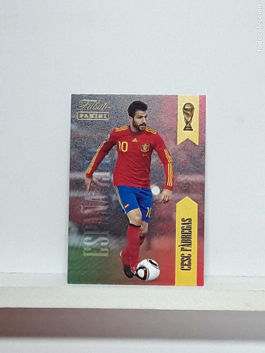 Cromos de f&uacute;tbol: TRIBUTO ESPA&Ntilde;A 2010 2026 VAMOS CAMPEONES 10 26 ALBUM PANINI SELECCION ESPA&Ntilde;OLA N 10 CESC FABREGAS