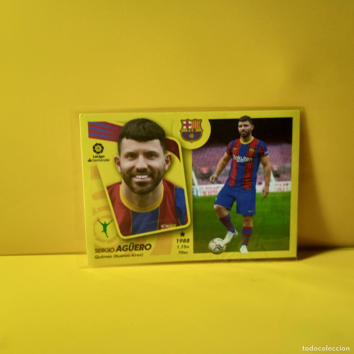 Cromos de f&uacute;tbol: EDICIONES ESTE 2021 2022 21 22 ULTIMOS FICHAJES UF 1 AG&Uuml;ERO F.C BARCELONA