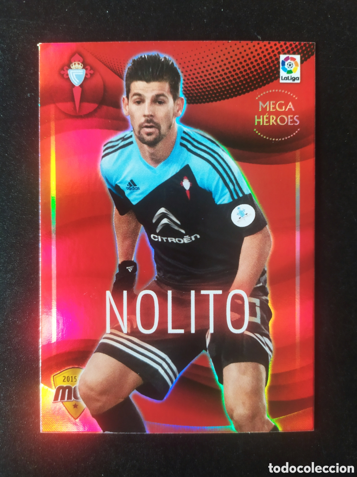Cromos de f&uacute;tbol: Megacracks 2015 2016 15 16 panini Nolito h&eacute;roes n&deg; 134 Celta Vigo