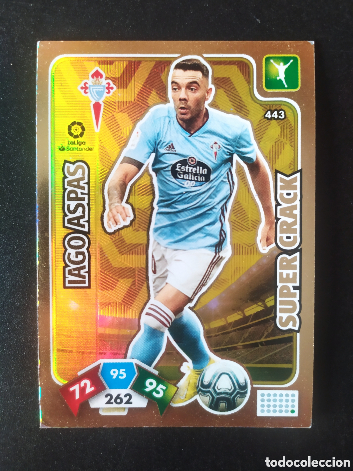 Cromos de f&uacute;tbol: Adrenalyn 2019 2020 19 20 panini Iago Aspas super crack n&deg; 443 Celta Vigo