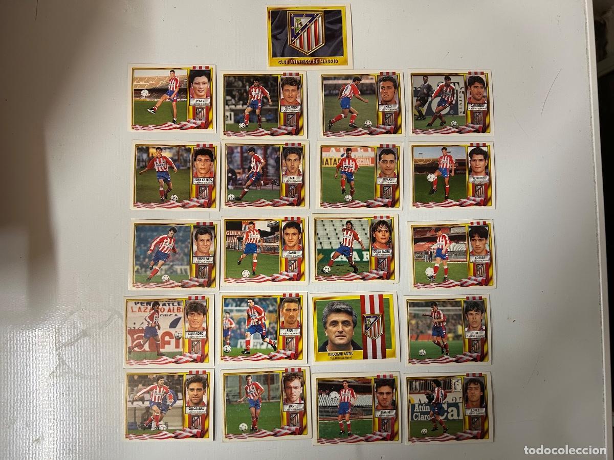 Football Stickers: Cromos atl&eacute;tico de Madrid 95/96 A&ntilde;o doblete