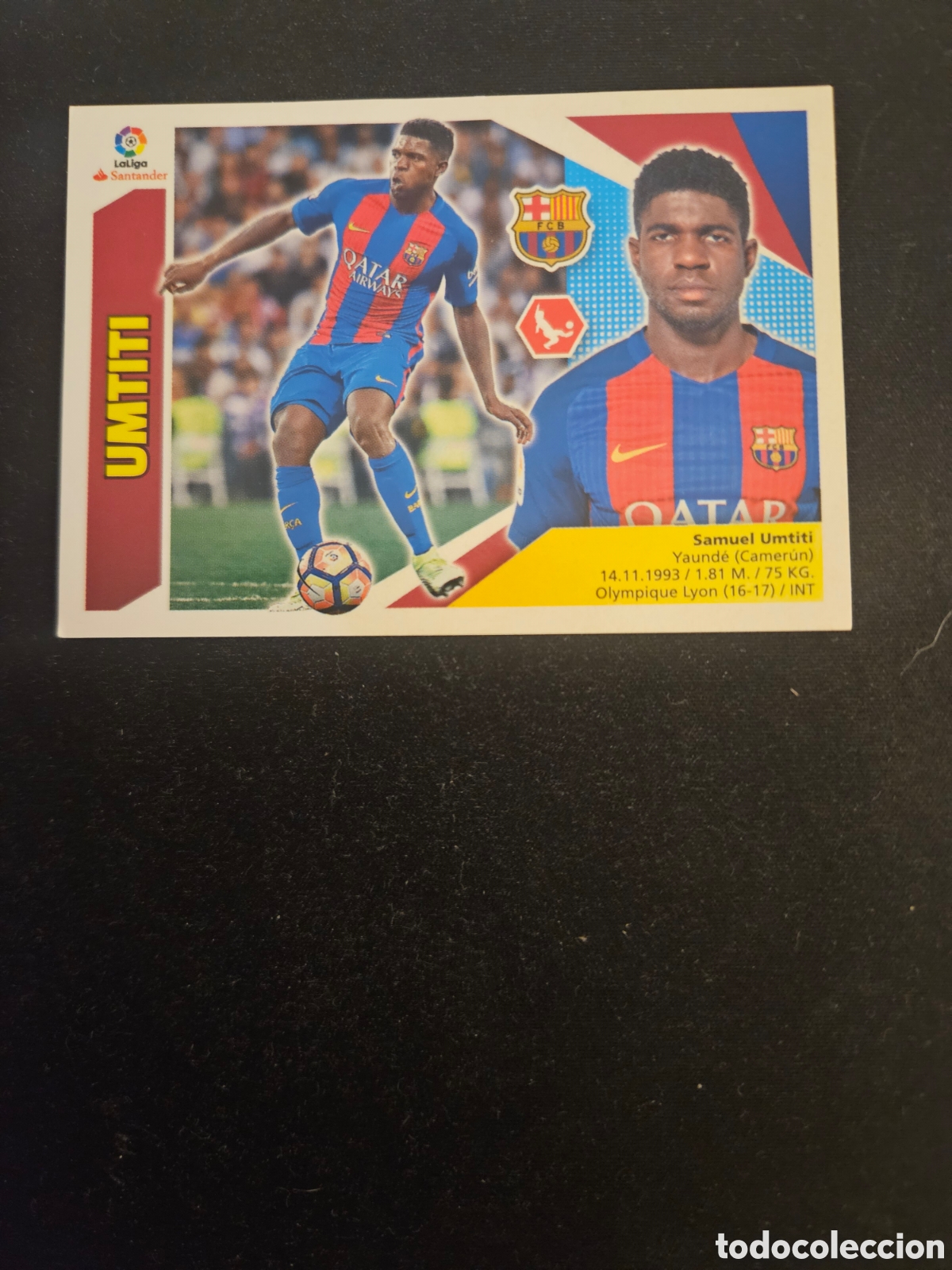 Football Stickers: UMTITI N&ordm; 4 F.C. BARCELONA &ndash; LIGA ESTE 2017-18 PANINI