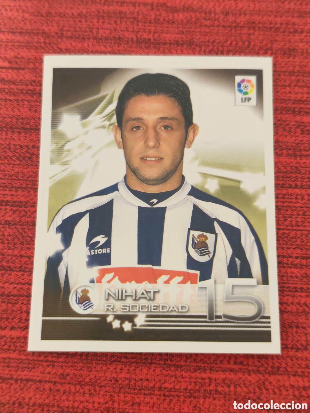 Football Stickers: 335 NIHAT REAL SOCIEDAD SUPERLIGA DE ESTRELLAS 2002 2003
