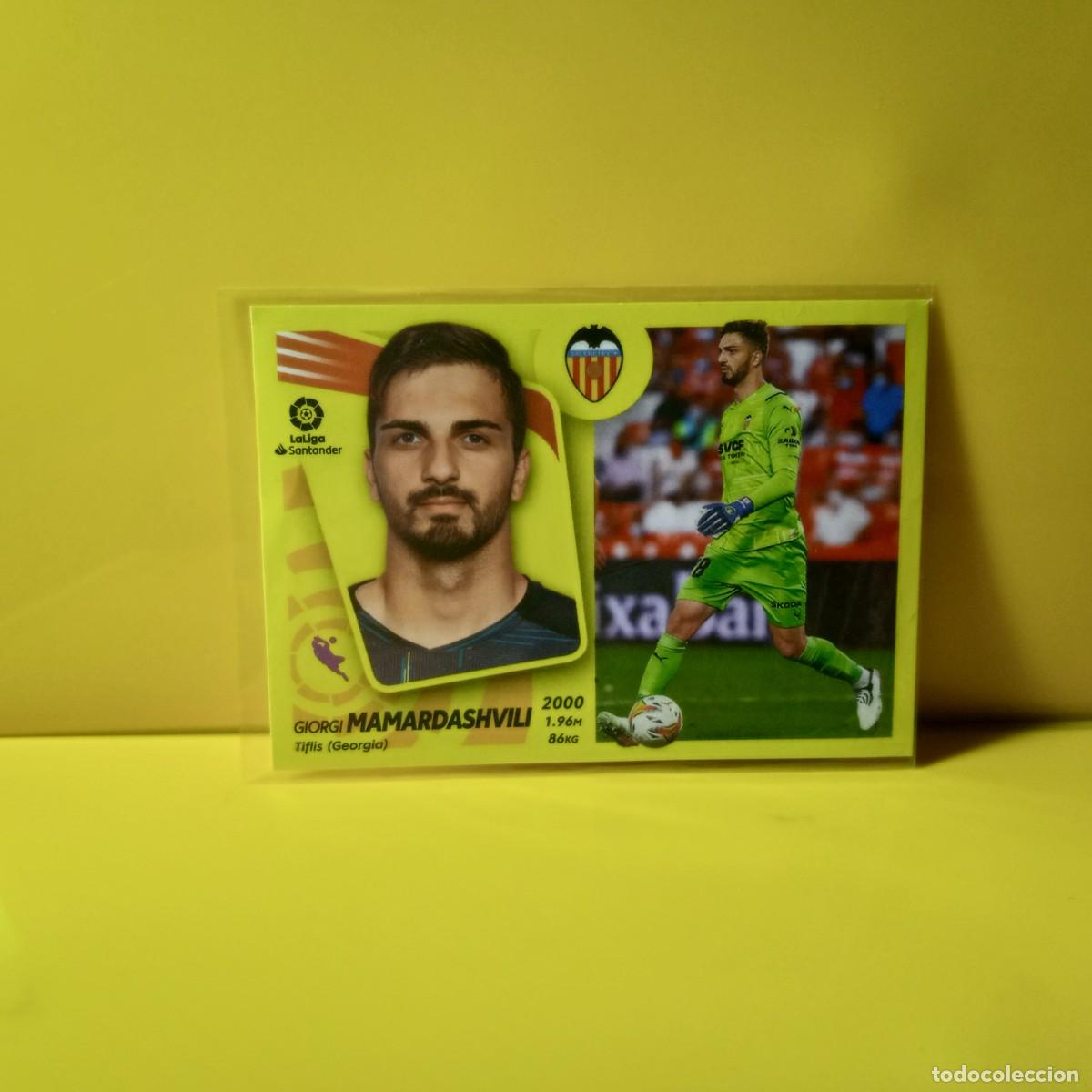Cromos de f&uacute;tbol: EDICIONES ESTE 2021 2022 21 22 ULTIMOS FICHAJES UF 35 MAMARDASHVILI VALENCIA C.F (3&ordf; EDICI&Oacute;N)