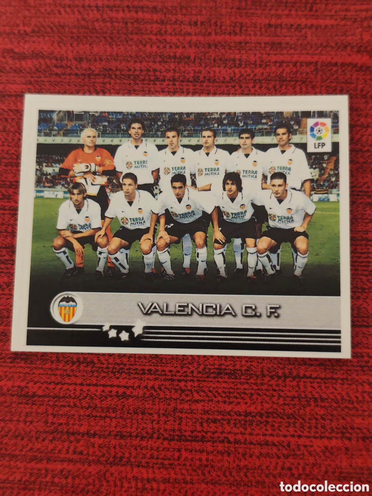 Cromos de f&uacute;tbol: 337 ALINEACI&Oacute;N VALENCIA SUPERLIGA DE ESTRELLAS 2002 2003