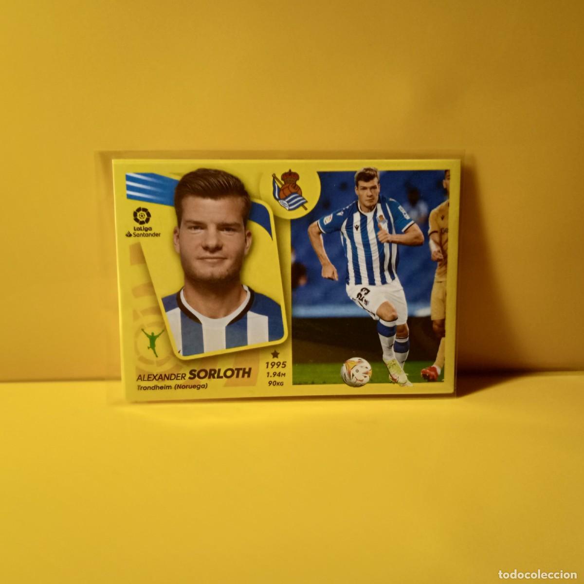 Cartes &agrave; collectionner de Football: EDICIONES ESTE 2021 2022 21 22 ULTIMOS FICHAJES UF 54 SORLOTH REAL SOCIEDAD (4&ordf; EDICI&Oacute;N)