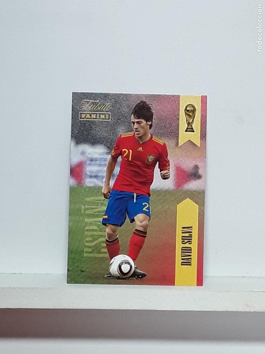 Cromos de f&uacute;tbol: TRIBUTO ESPA&Ntilde;A 2010 2026 VAMOS CAMPEONES 10 26 ALBUM PANINI SELECCION ESPA&Ntilde;OLA N 21 DAVID SILVA