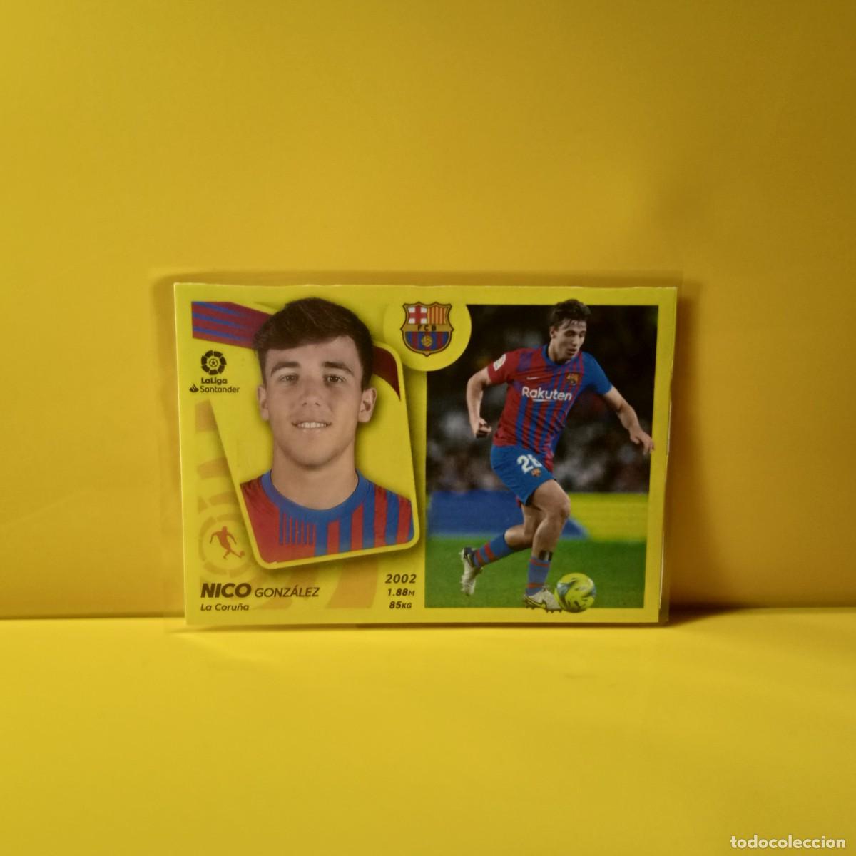 Cromos de f&uacute;tbol: EDICIONES ESTE 2021 2022 21 22 (MERCADO DE INVIERNO) + ACTUALIZACI&Oacute;N F.C BARCELONA NICO 8