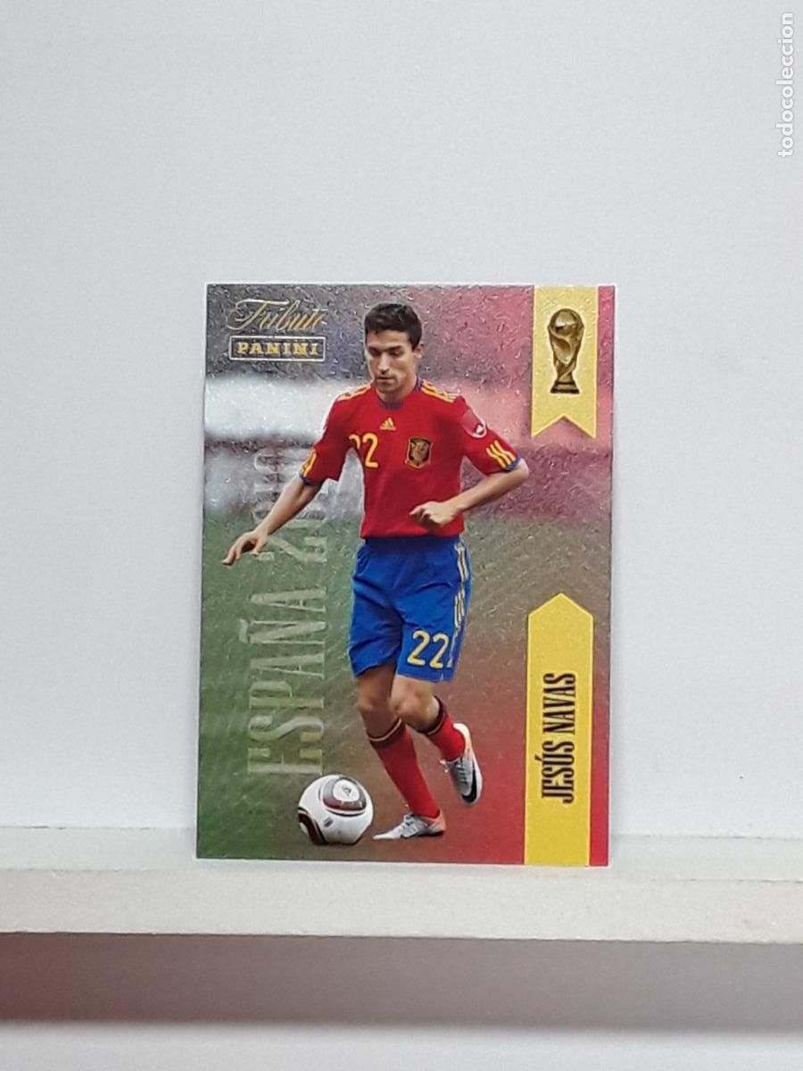 Cartes &agrave; collectionner de Football: TRIBUTO ESPA&Ntilde;A 2010 2026 VAMOS CAMPEONES 10 26 ALBUM PANINI SELECCION ESPA&Ntilde;OLA N 22 JESUS NAVAS
