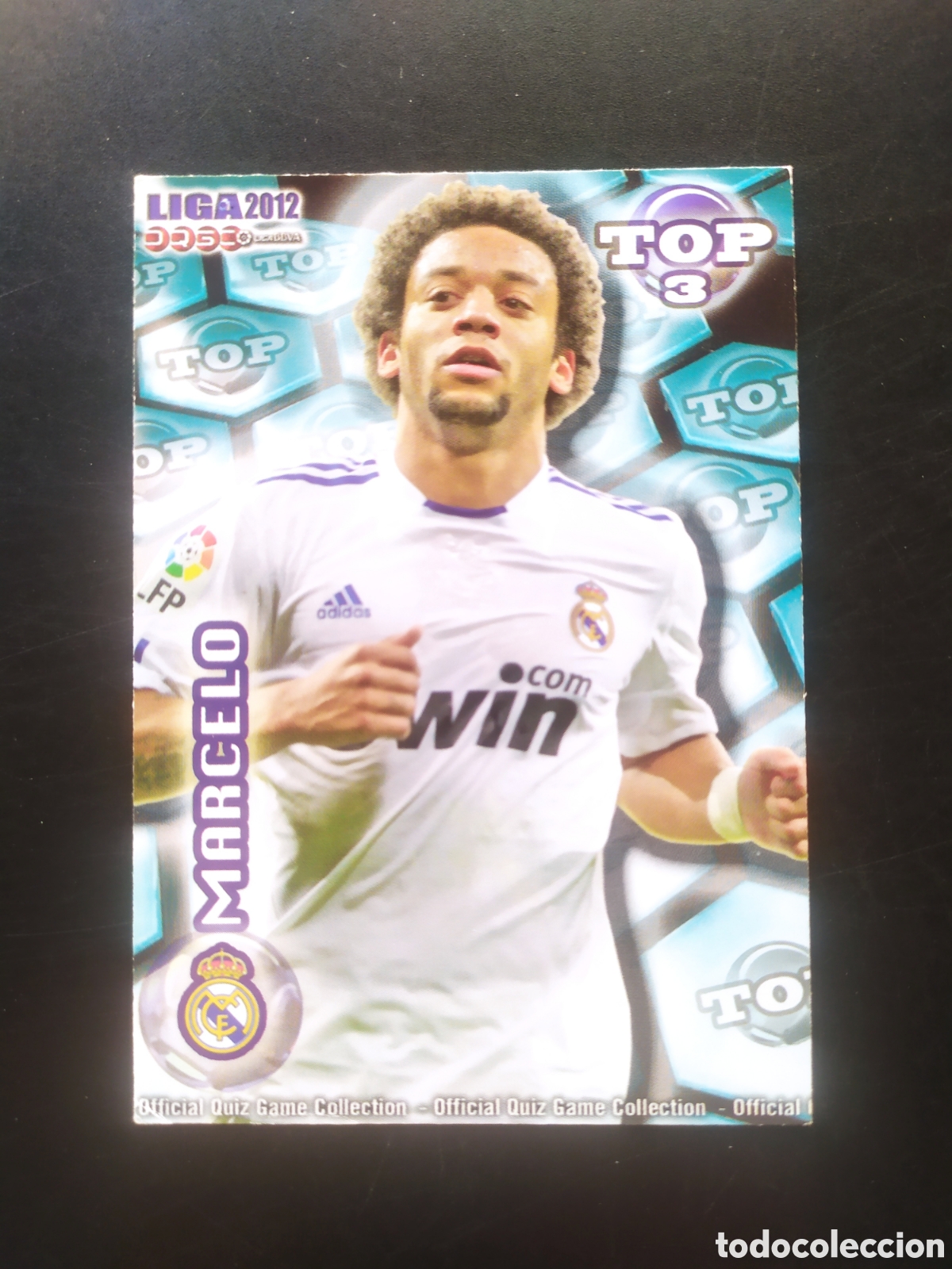 Cartes &agrave; collectionner de Football: Mundicromo fichas Liga 2011 2012 11 12 Marcelo top mate n&deg; 578 Real Madrid