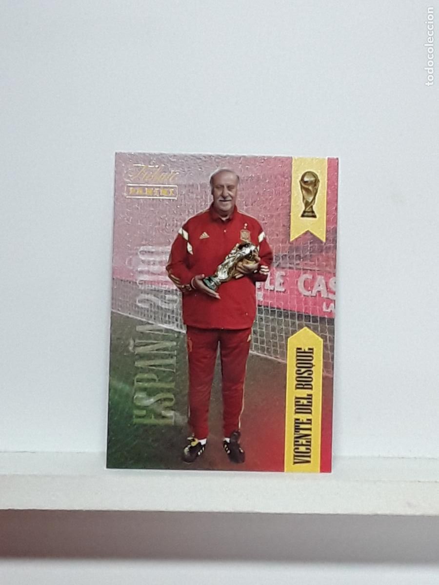 Cartes &agrave; collectionner de Football: TRIBUTO ESPA&Ntilde;A 2010 2026 VAMOS CAMPEONES 10 26 ALBUM PANINI SELECCION ESPA&Ntilde;OLA N 24 DEL BOSQUE
