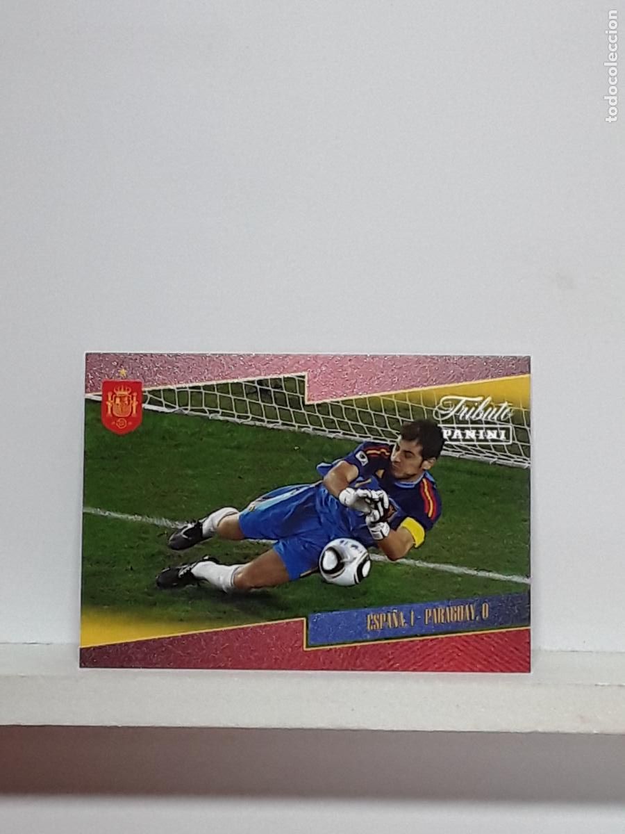 Cromos de f&uacute;tbol: TRIBUTO ESPA&Ntilde;A 2010 2026 VAMOS CAMPEONES 10 26 ALBUM PANINI SELECCION ESPA&Ntilde;OLA N 29 CASILLAS