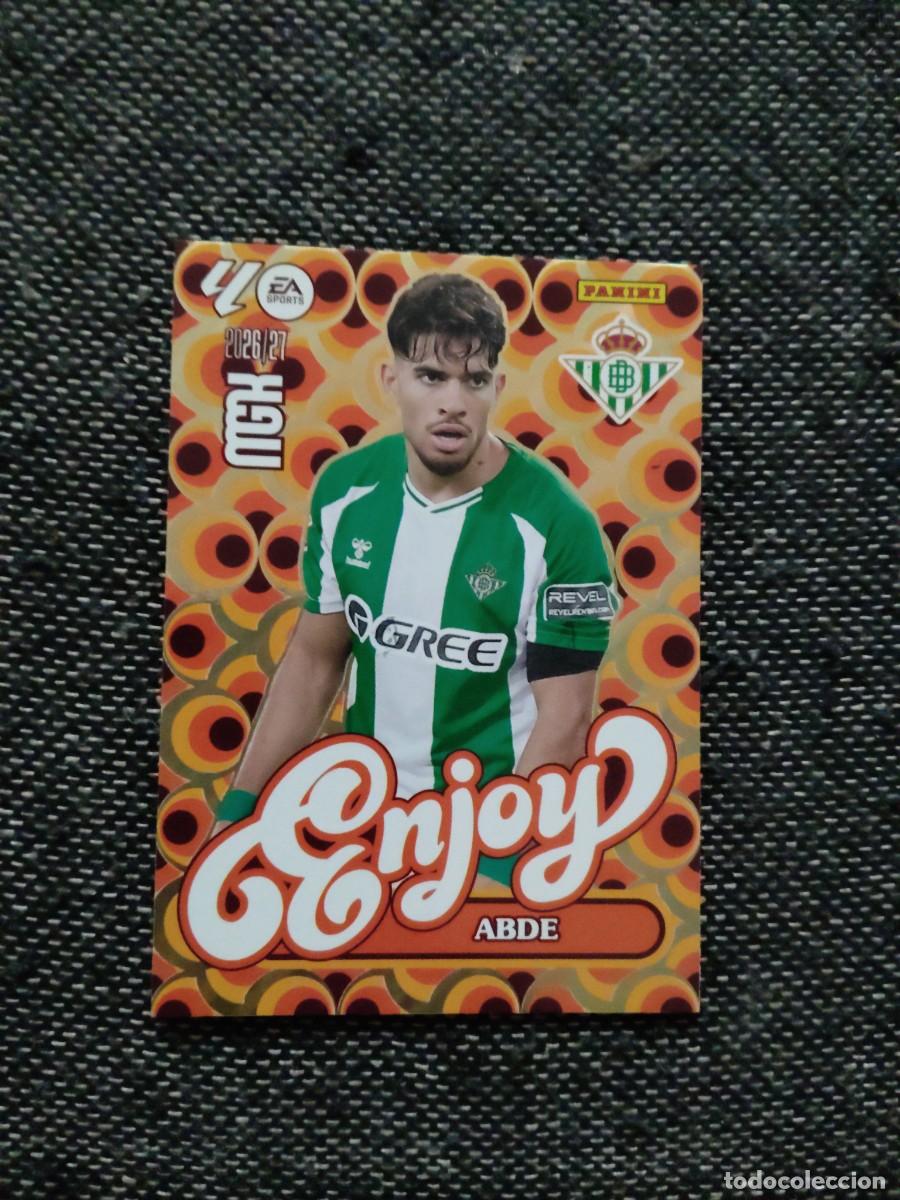 Cromos de f&uacute;tbol: 379 enjoy Abde Betis megacracks 2026-27