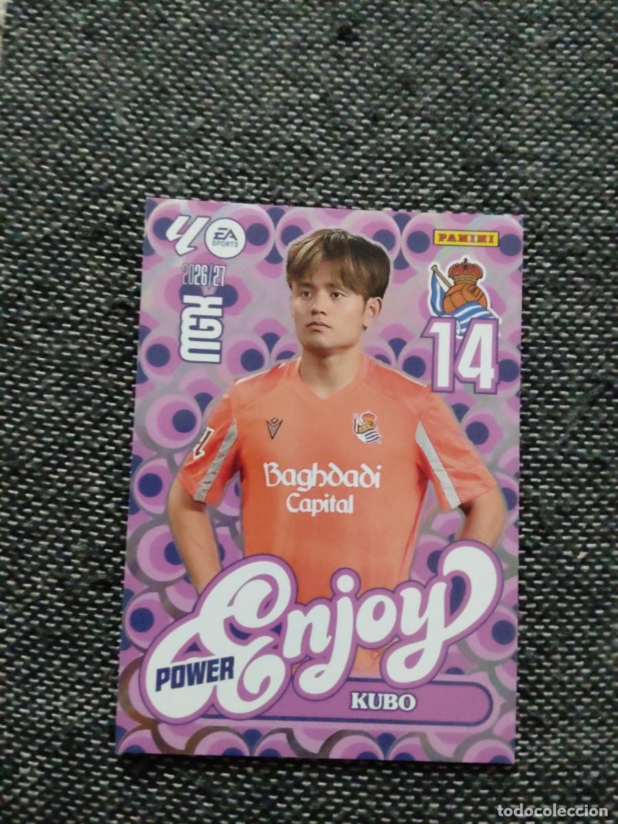 Cromos de f&uacute;tbol: 384P kubo enjoy power real sociedad megacracks 2026-27