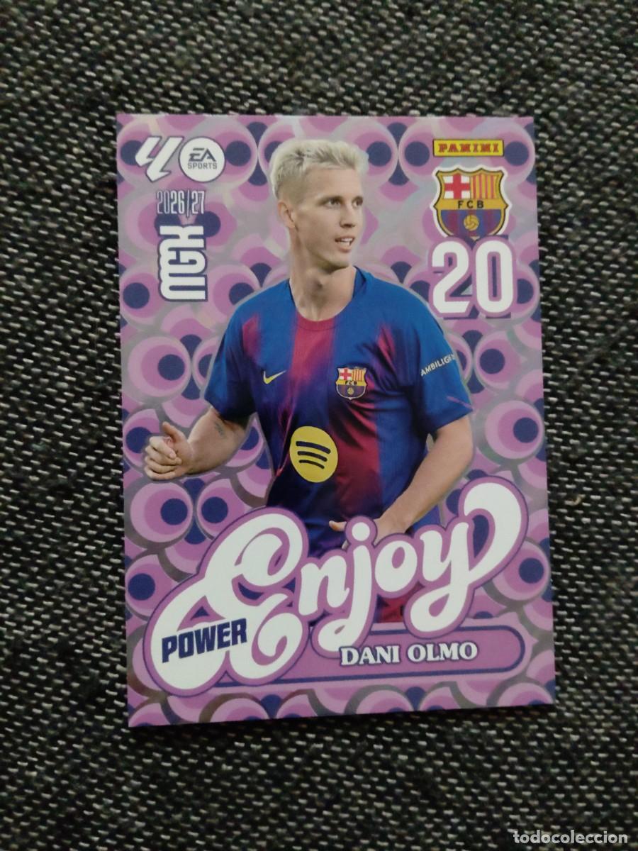 Cromos de f&uacute;tbol: 387P Dani olmo FC Barcelona enjoy power megacracks 2026-27