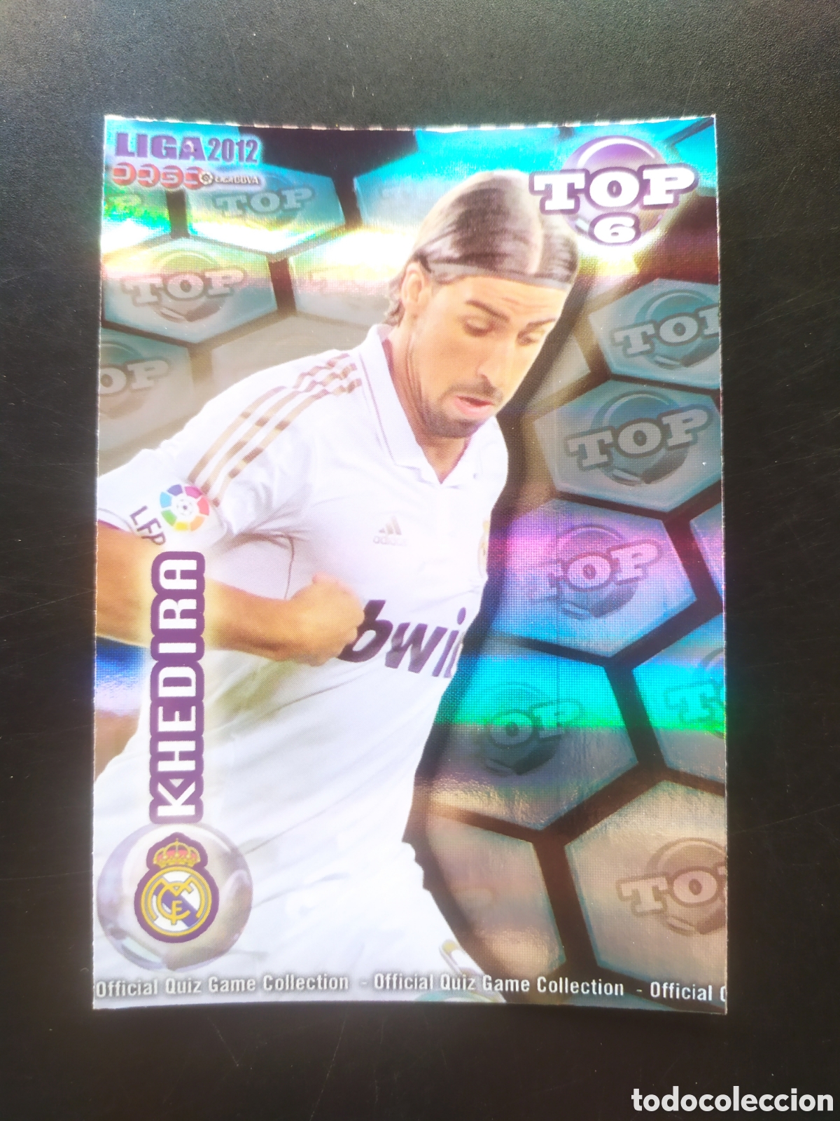 Cromos de f&uacute;tbol: Mundicromo fichas Liga 2011 2012 11 12 Khedira top brillo rayas n&deg; 587 Real Madrid