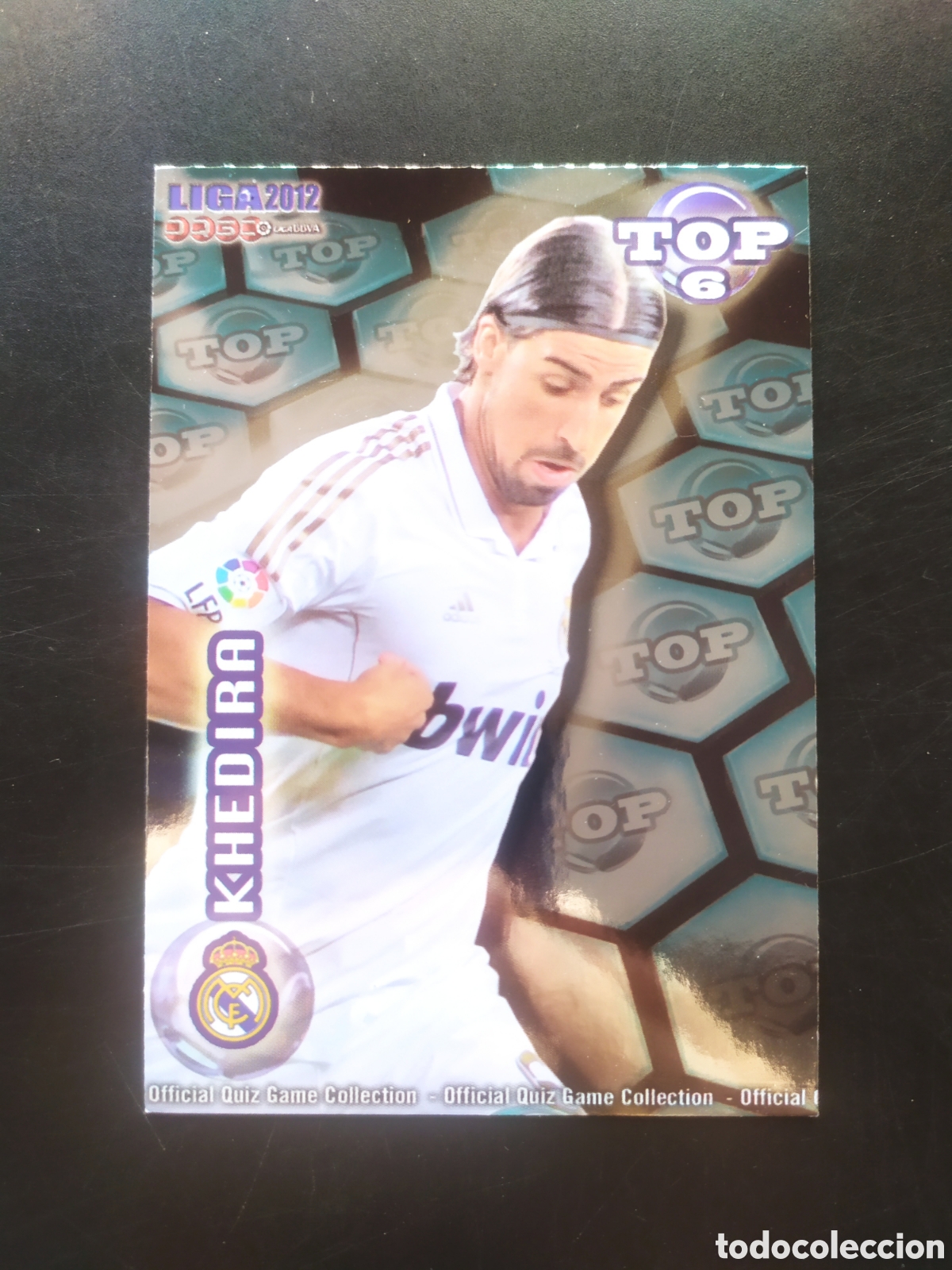 Cromos de f&uacute;tbol: Mundicromo fichas Liga 2011 2012 11 12 Khedira top brillo azul n&deg; 587 Real Madrid