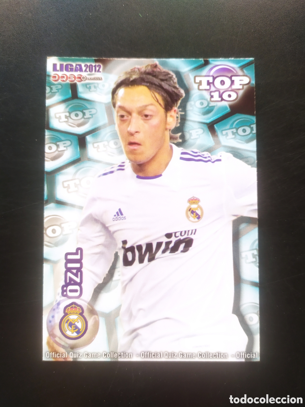 Cromos de f&uacute;tbol: Mundicromo fichas Liga 2011 2012 11 12 Ozil top mate n&deg; 614 Real Madrid
