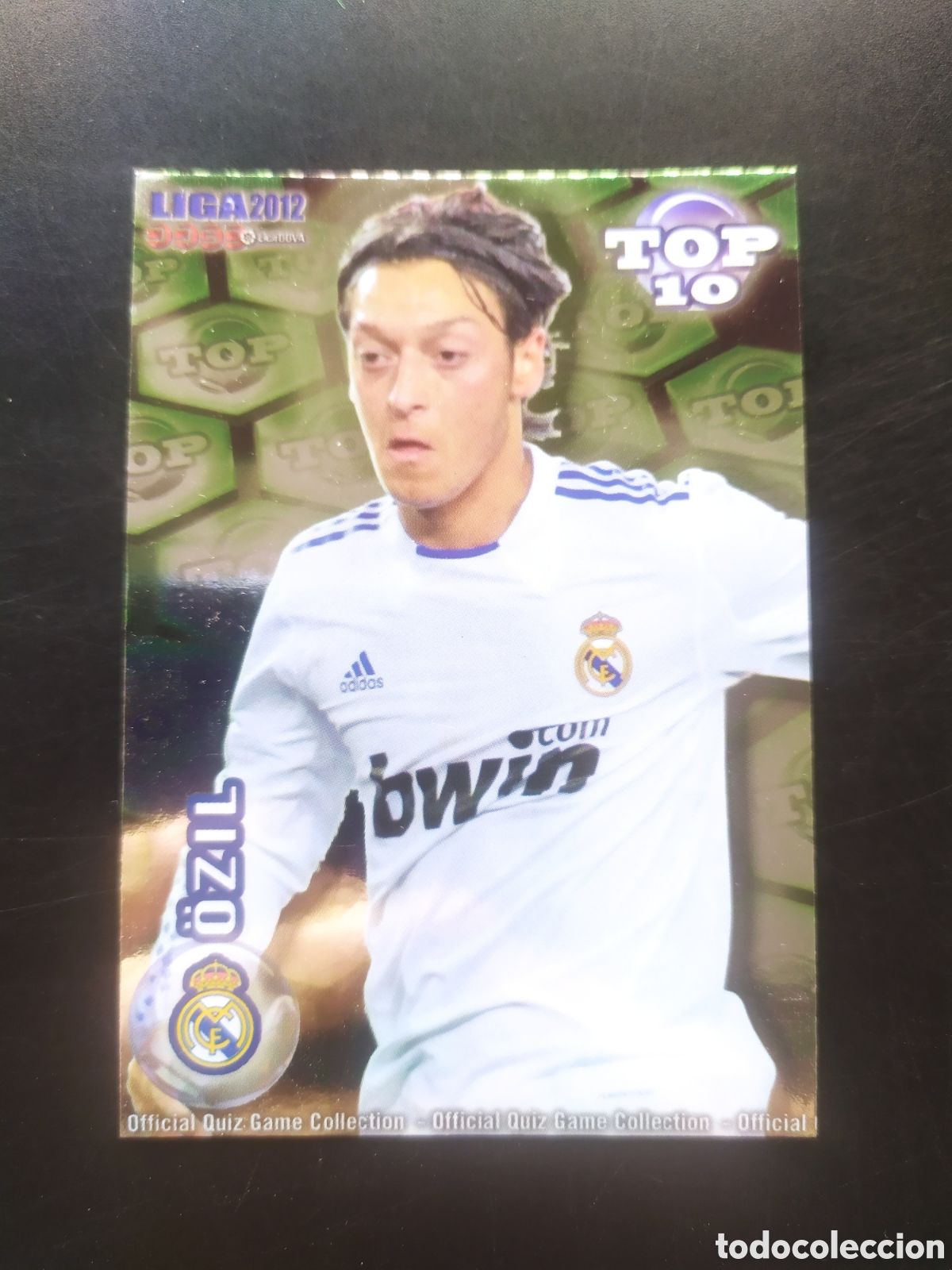 Cromos de f&uacute;tbol: Mundicromo fichas Liga 2011 2012 11 12 Ozil top brillo verde n&deg; 614 Real Madrid