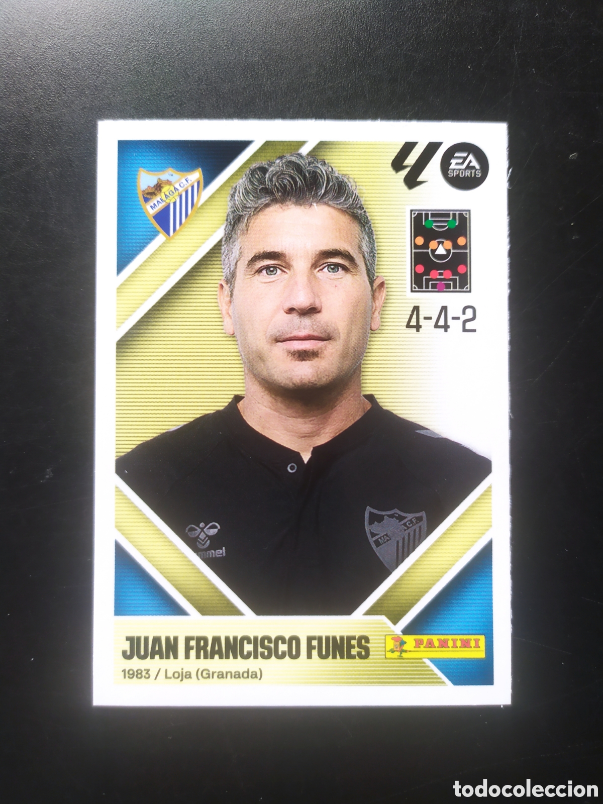 Cromos de f&uacute;tbol: Liga este 2026 2027 26 27 panini Juan Francisco Funes n&deg; 2 M&aacute;laga