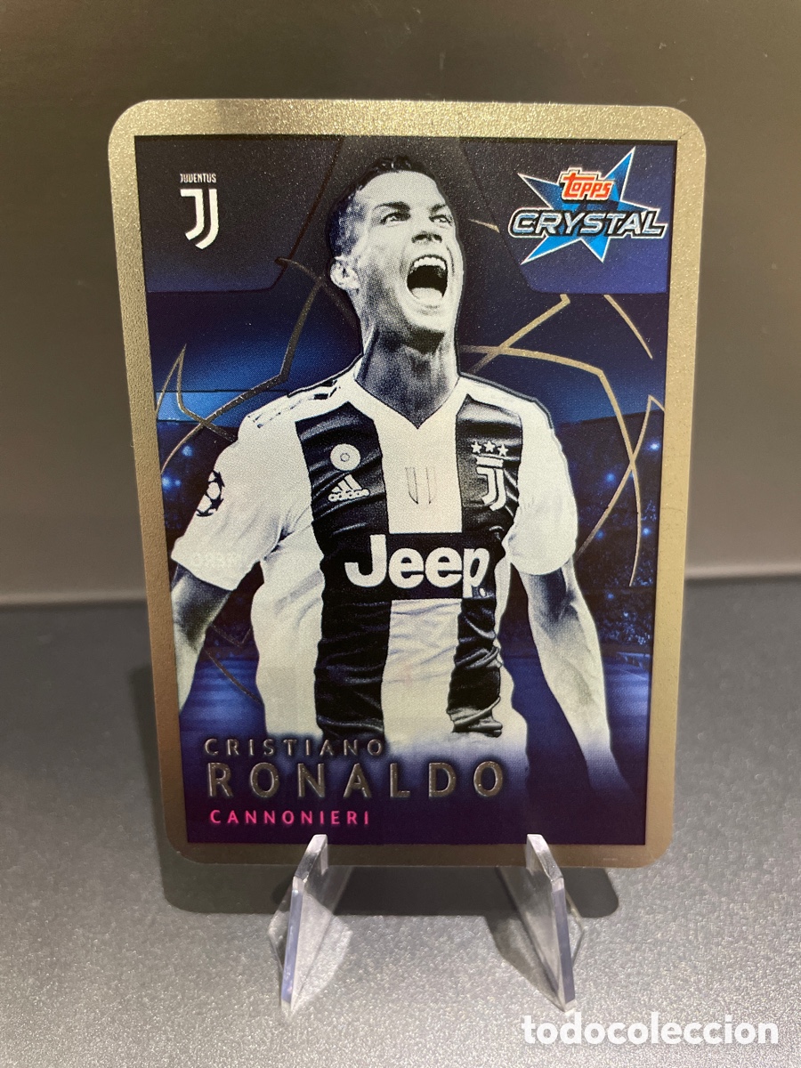 Football Stickers: Cristiano Ronaldo 112 Cannonieri Topps Crystal 2018-19 2018 2019 Juventus