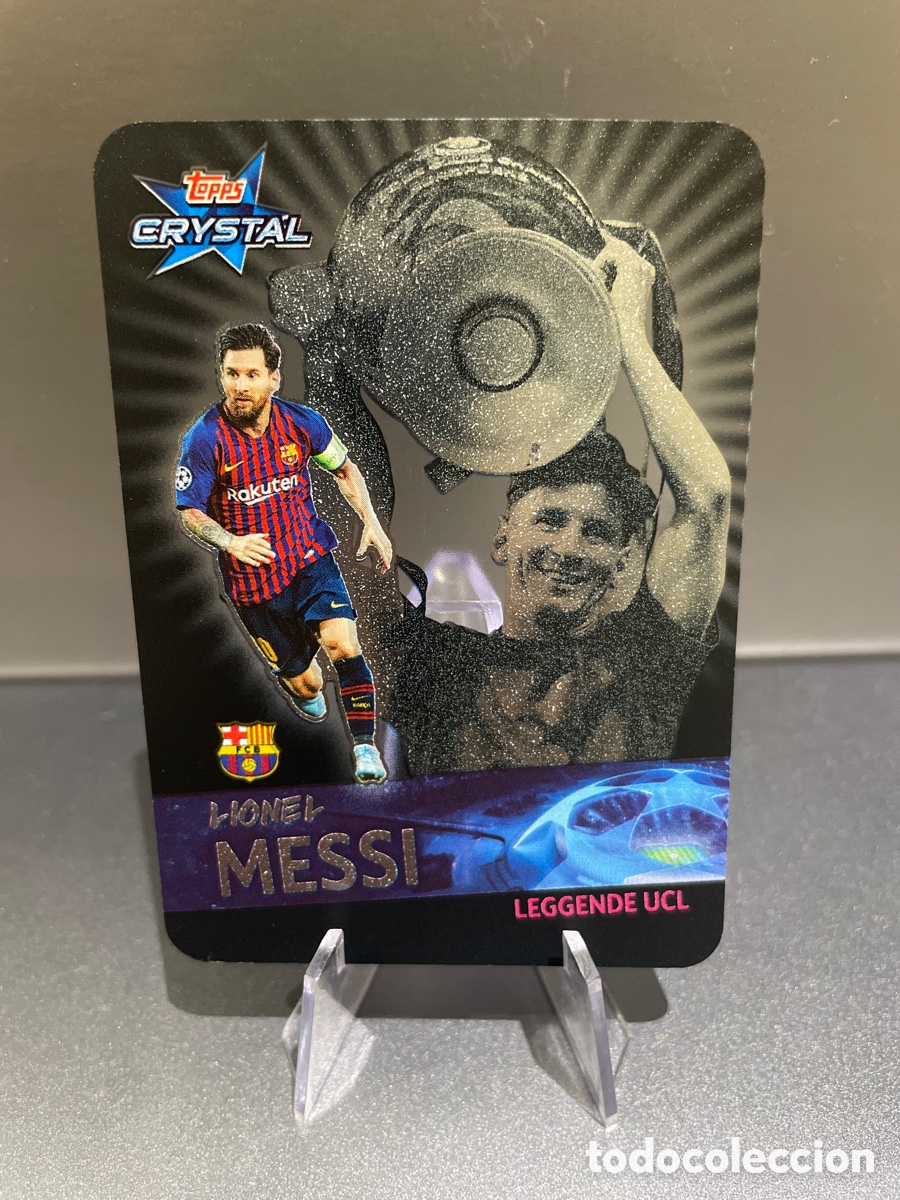 Football Stickers: Lionel Messi 122 Leggende UCL Topps Crystal 2018-19 2018 2019 FC Barcelona