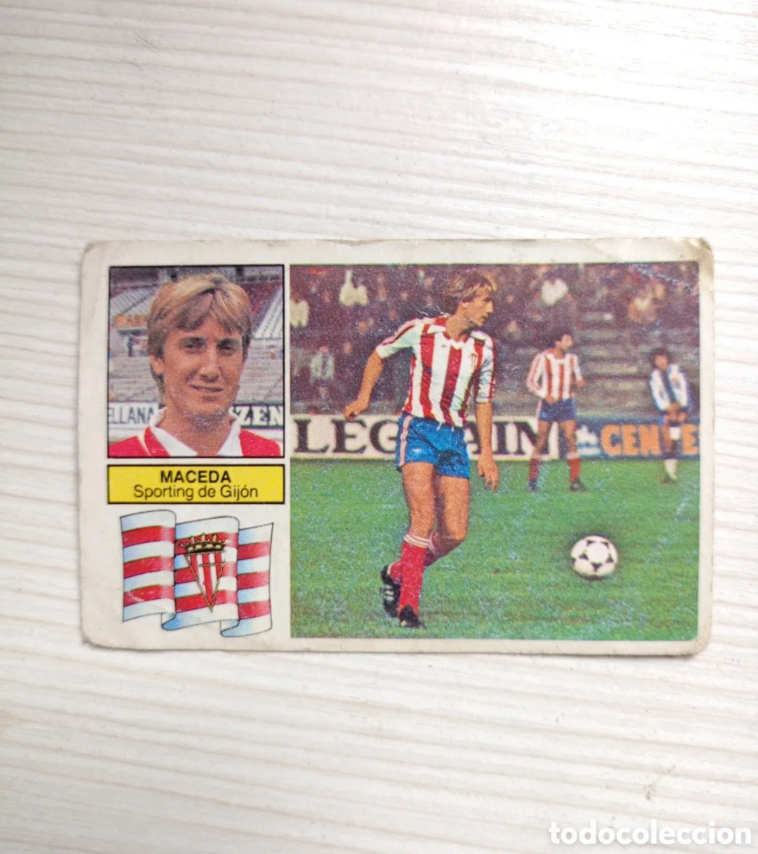 Fu&szlig;ball-Sticker: CROMO DE LA LIGA DE FUTBOL 82/83 DE EDICIONES ESTE, MACEDA DEL SPORTING DE GIJON
