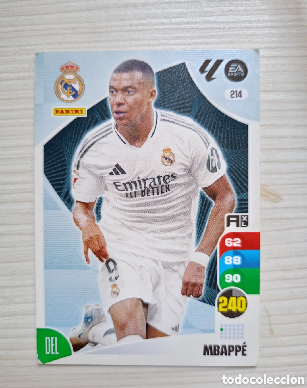 Football Stickers: 214 MBAPPE REAL MADRID ⚽ PANINI LIGA ADRENALYN XL 2024 2025 24 25