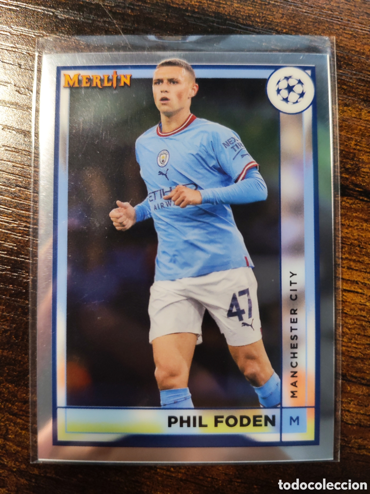 Cromos de f&uacute;tbol: Phil Foden Manchester City Topps Merlin UCL 22-23 #93