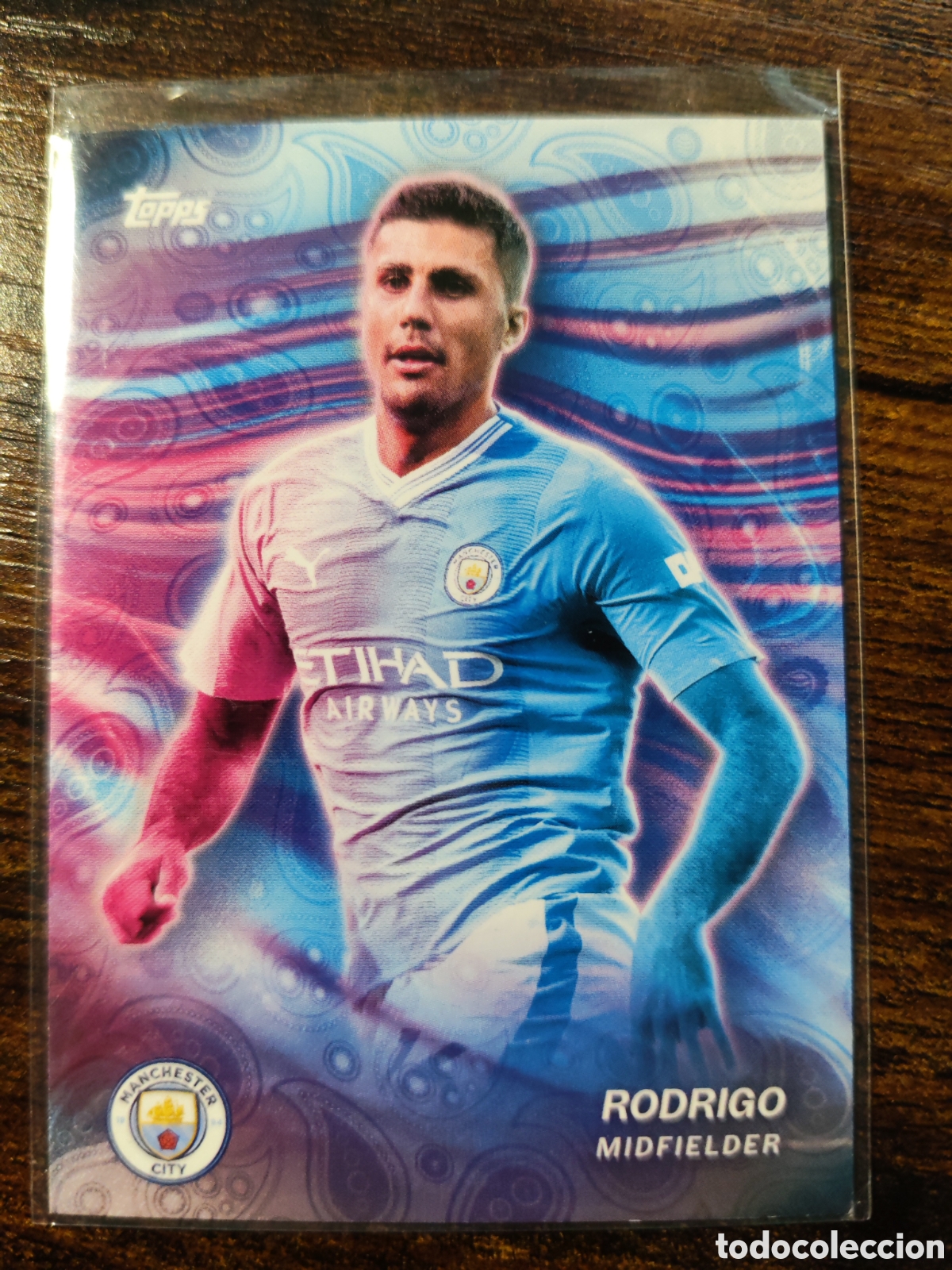 Cromos de f&uacute;tbol: Rodrigo Manchester City Topps 23-24 #26