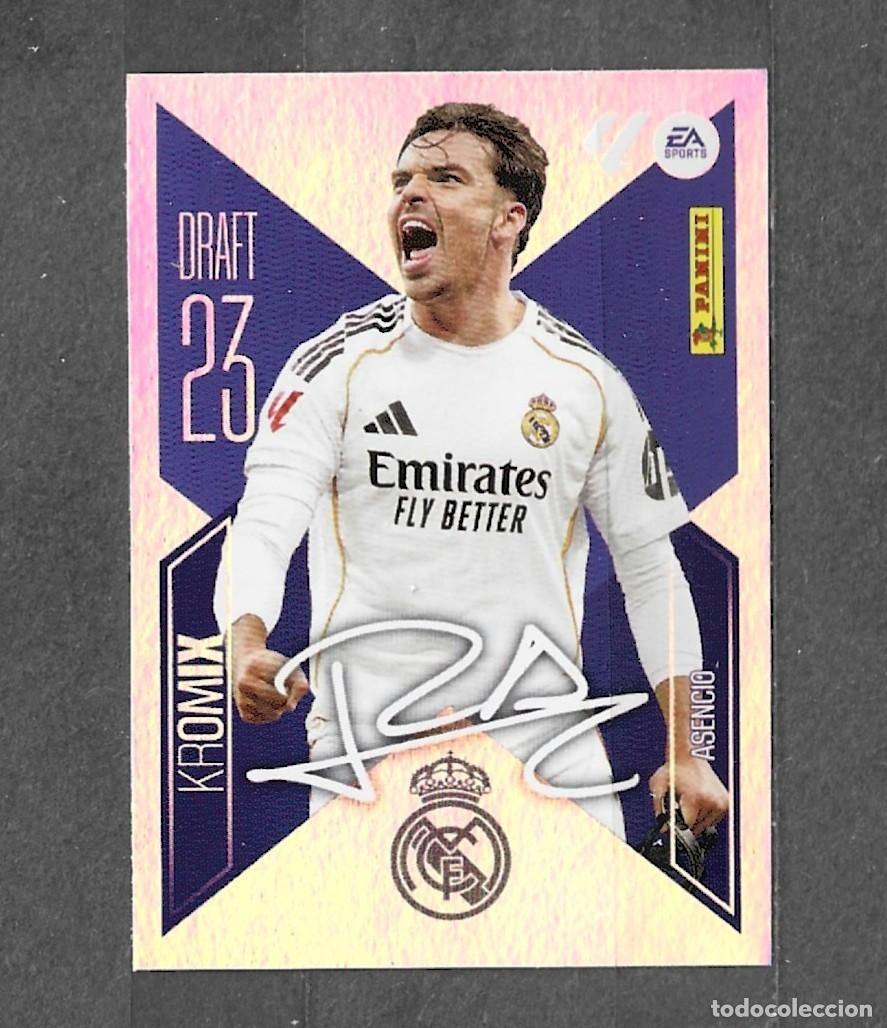Cromos de f&uacute;tbol: Liga este 26/27 - Asencio - N&deg; K1 - R. Madrid - ( Kromix )