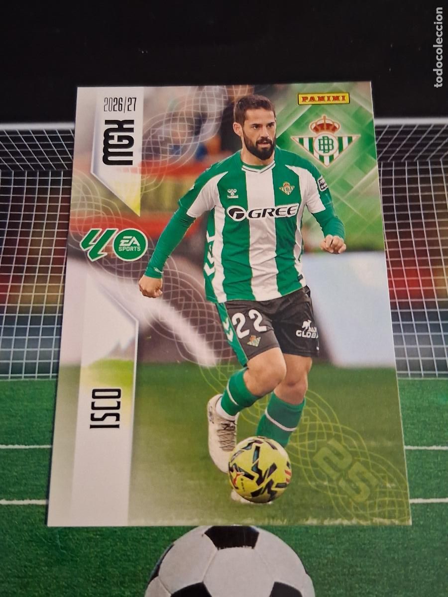 Cromos de f&uacute;tbol: 104 ISCO REAL BETIS CROMOS MEGACRACKS MGK LIGA FUTBOL PANINI 2026 2027 26 27