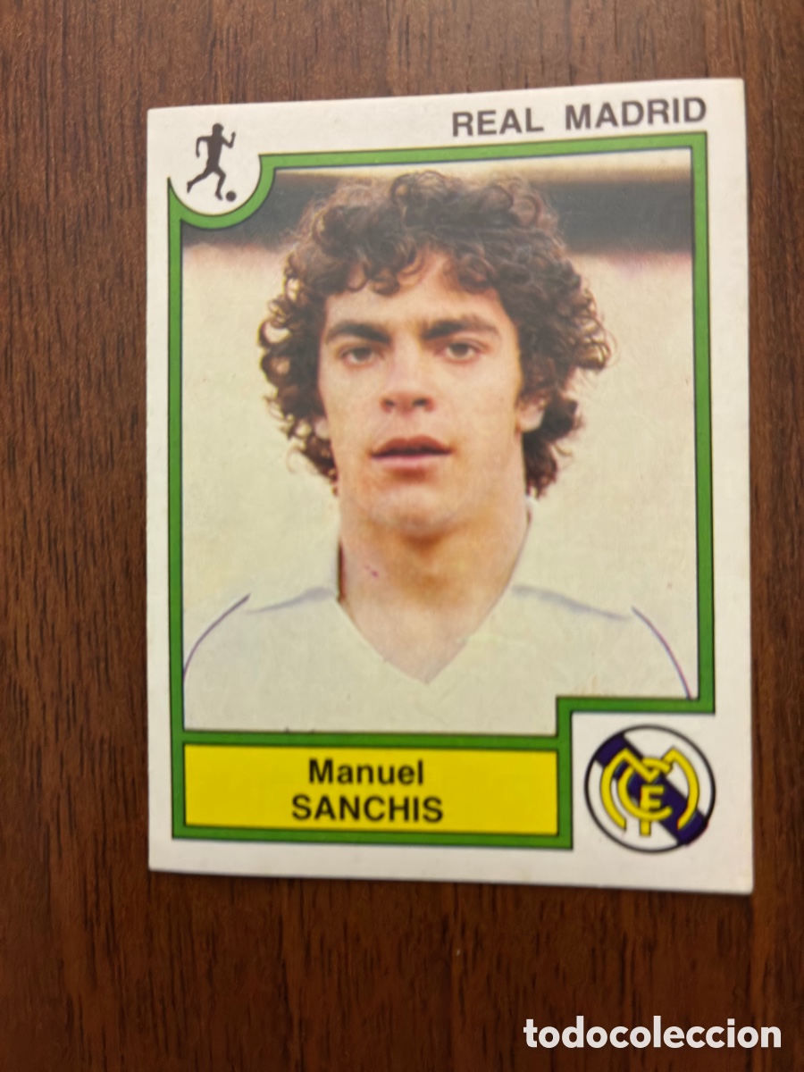Cartes &agrave; collectionner de Football: Cromo Manuel Sanch&iacute;s (Real Madrid) n&ordm; 227 - F&uacute;tbol Basket 85 Panini (1984/85) - Sin Pegar