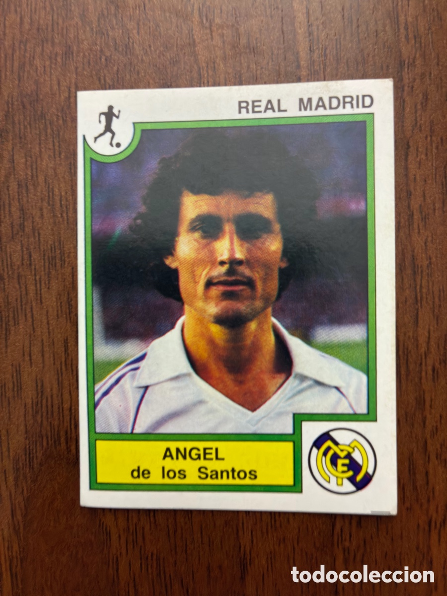 Cartes &agrave; collectionner de Football: Cromo &Aacute;ngel de los Santos (Real Madrid) n&ordm; 223 - F&uacute;tbol Basket 85 Panini (1984/85) - Sin Pegar