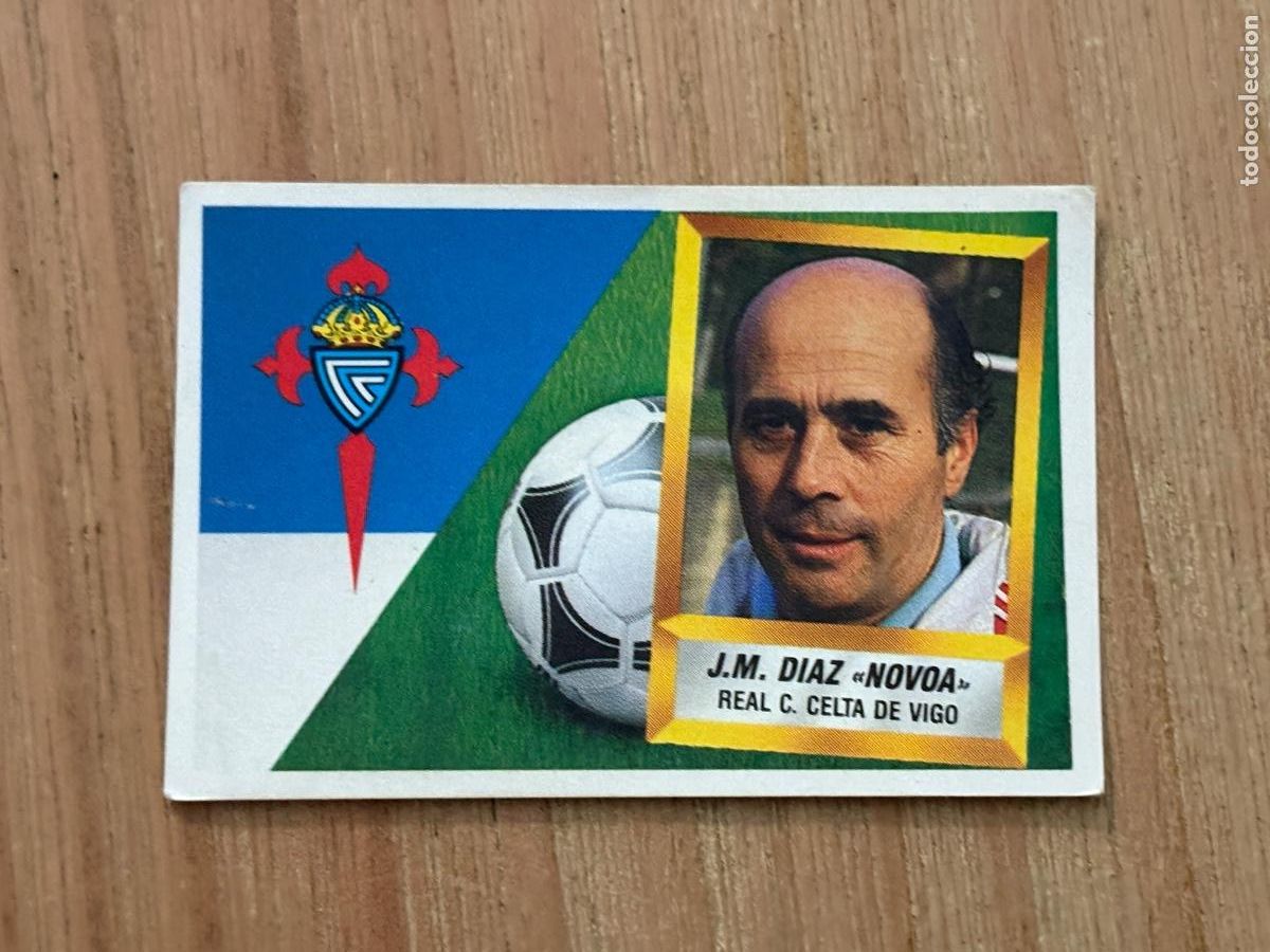 Cromos de f&uacute;tbol: 44. CROMO LIGA ESTE 88-89 1988-89 SIN PEGAR J. M. D&Iacute;AZ. NOVOA