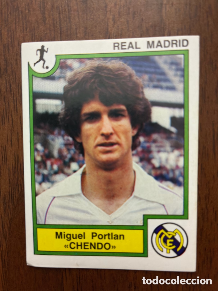 Cartes &agrave; collectionner de Football: Cromo Miguel Porl&aacute;n &laquo;Chendo&raquo; (Real Madrid) n&ordm; 221 - F&uacute;tbol Basket 85 Panini (1984/85) - Sin Pegar-