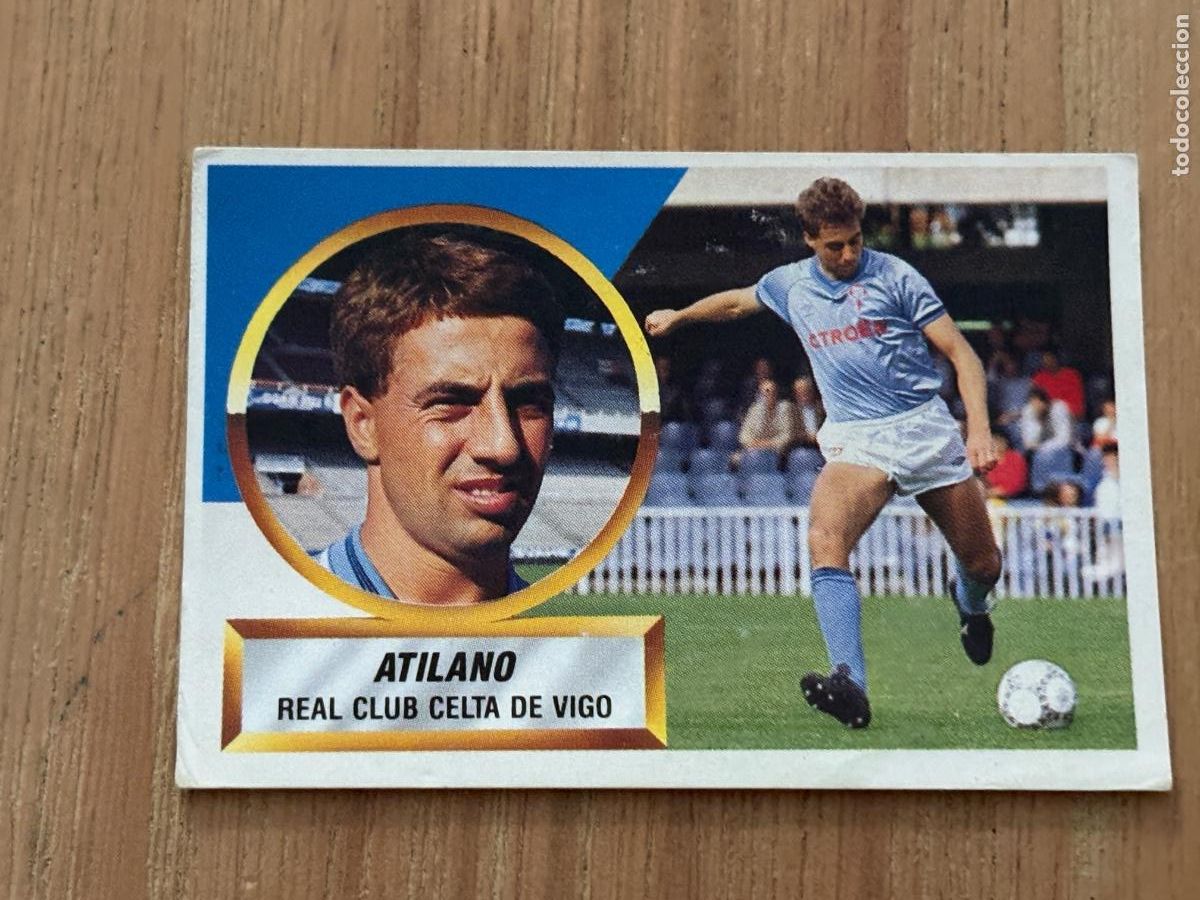 Cromos de f&uacute;tbol: 44. CROMO LIGA ESTE 88-89 1988-89 SIN PEGAR N 4 ATILANO CELTA DE VIGO