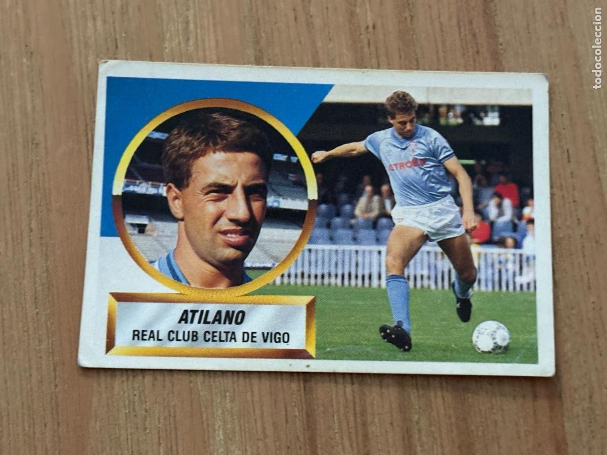 Cromos de f&uacute;tbol: 44. CROMO LIGA ESTE 88-89 1988-89 SIN PEGAR N 4 ATILANO CELTA DE VIGO