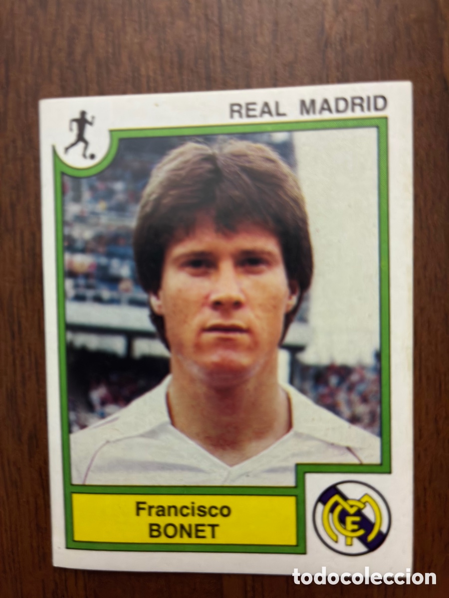 Cartes &agrave; collectionner de Football: Cromo Francisco Bonet (Real Madrid) n&ordm; 219 - F&uacute;tbol Basket 85 Panini (1984/85) - Sin Pegar